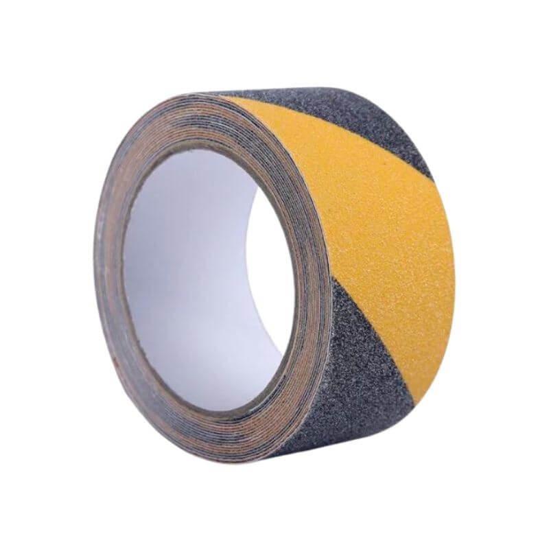 Yellow and black anti-slip tape